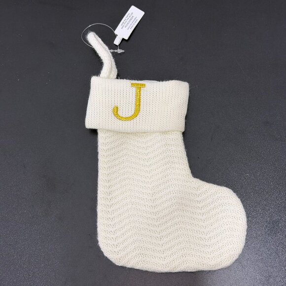 Nordstrom Initial D Embroidered Mini Christmas Stocking Scrunchies Holiday Gifts - Picture 2 of 8